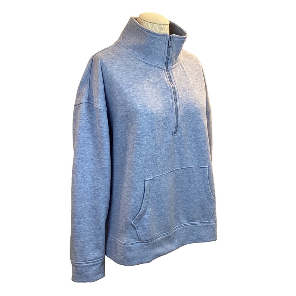 Vineyard Vines 1/2 Zip Pullover Kangaroo Pocket Blue